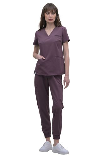 Scrub Set 41693S Eggplant