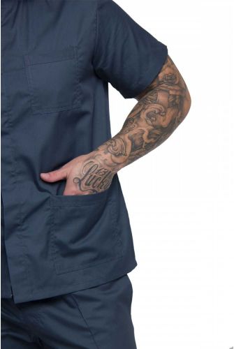 Medical Blouse 201 Asphalt