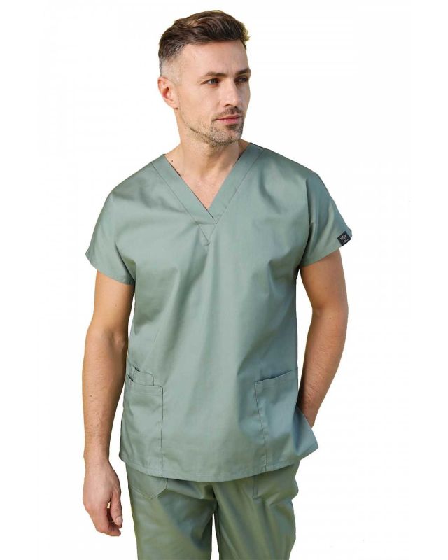 Medical Blouse 01 Olive