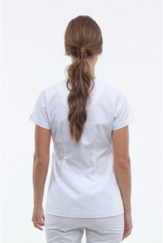 Bluza Medicala pentru femei 28 Alb